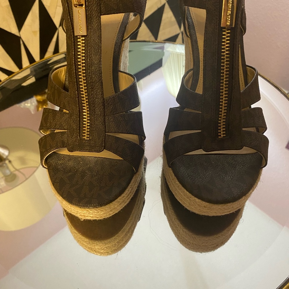 MICHAEL Michael Kors Black Wedge Shoes